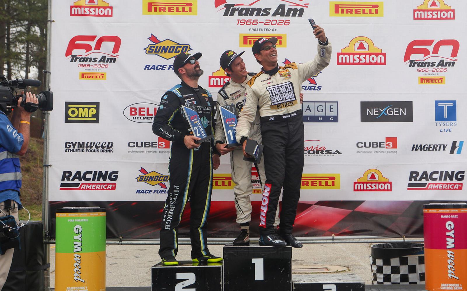 Tomy Drissi Scores First Trans Am Podium of 2026 at Road Atlanta in Dramatic Fashion